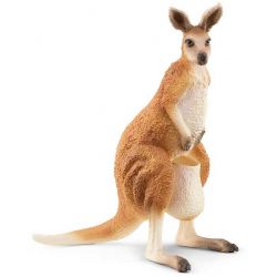Schleich Outback Adventures Känguru, figur och hund 42623